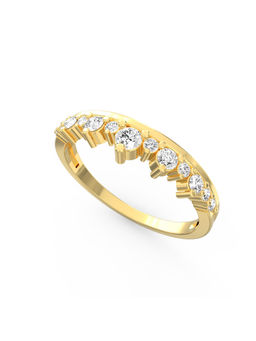 Ayanika - Bis Hallmark 14K Gold Lab-Grown Diamond Ring