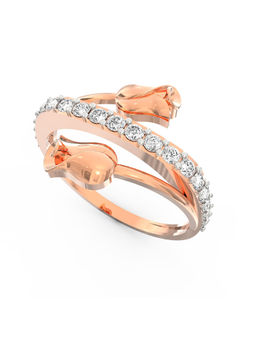Ayanika - Rose Gold Bis Hallmark 14K Gold Lab-Grown Diamond Ring