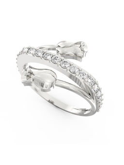 Ayanika - White Gold Bis Hallmark 14K Gold Lab-Grown Diamond Ring