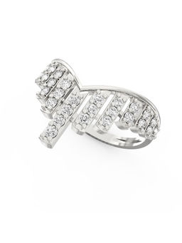 Ayanika - White Gold Bis Hallmark 14K Gold Lab-Grown Diamond Ring