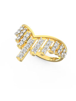 Ayanika - Bis Hallmark 14K Gold Lab-Grown Diamond Ring