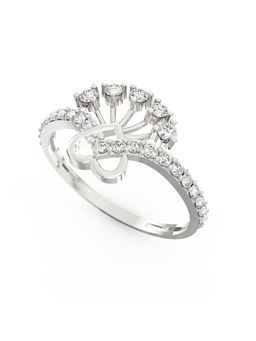Ayanika - White Gold Bis Hallmark 14K Gold Lab-Grown Diamond Ring