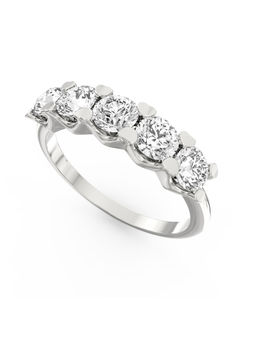 Ayanika - White Gold Bis Hallmark 14K Gold Lab-Grown Diamond Ring