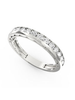 Ayanika - White Gold Bis Hallmark 14K Gold Lab-Grown Diamond Ring