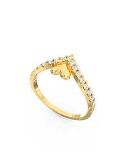 Ayanika - Bis Hallmark 14K Gold Lab-Grown Diamond Ring