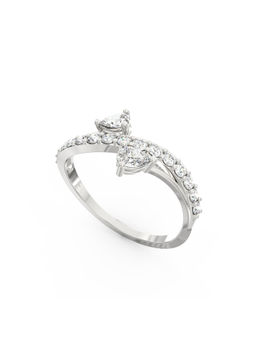 Ayanika - White Gold Bis Hallmark 14K Gold Lab-Grown Diamond Ring