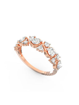 Ayanika - Rose Gold Bis Hallmark 14K Gold Lab-Grown Diamond Ring