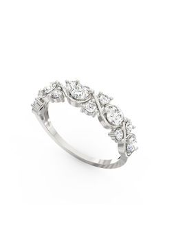 Ayanika - White Gold Bis Hallmark 14K Gold Lab-Grown Diamond Ring