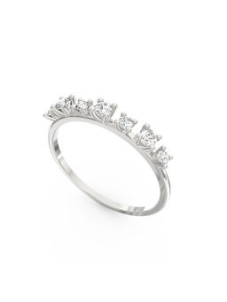 Ayanika - White Gold Bis Hallmark 14K Gold Lab-Grown Diamond Ring