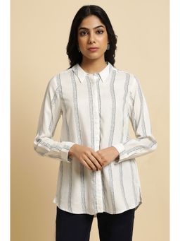 W - Stripes Shirt White