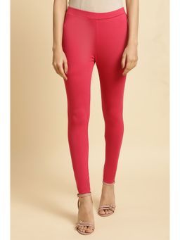 W - Pink Solid Tights