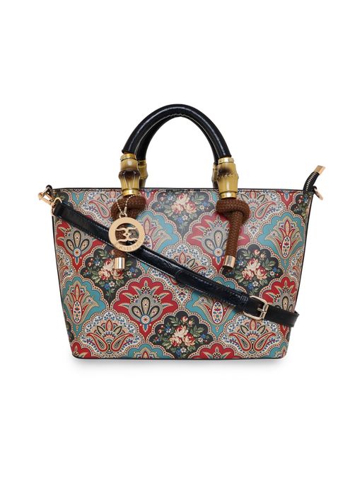 Buy ESBEDA Multi Color Mandala Graphic Printed Handbag For Women