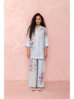 LABEL NAARITI - Nysa Blue Co-Ord Set
