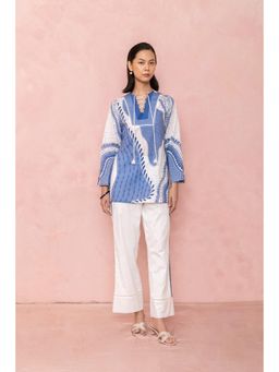 LABEL NAARITI - Kara Blue Co-Ord Set