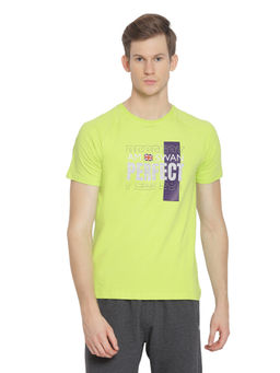 AM SWAN - Mens Graphic Lime Punch T-shirt