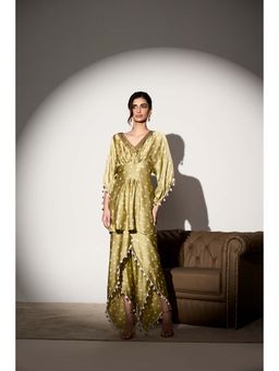 Saanjh by Lea - Noor Sage Green Kurti and Dhoti