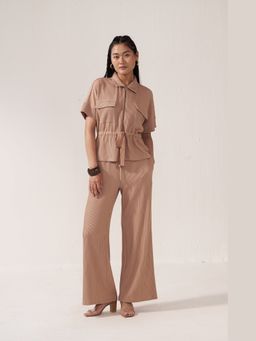 Muvazo - Nude Harmony Peach Pant