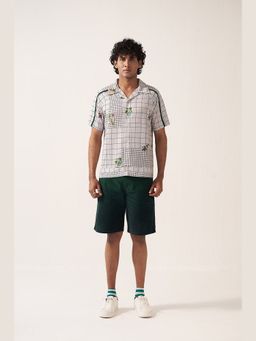 Muvazo - Pastel Green Shirt With Short Co-Ords