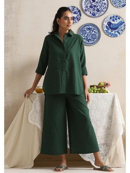 SUI KALA - Drew Green Top with Pant Co-Ords