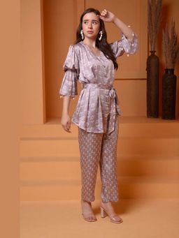 SURABHI ARYA - Lilac Printed Purple Co-Ords