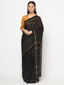 Fabindia - Silk Matka Printed Jamdani Sari
