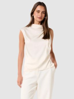 Forever New - Women Cream Solid Top