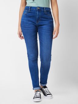 Spykar - Women High Rise Skinny Fit Blue Jeans