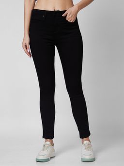 Spykar - Women High Rise Super Slim Fit Black Jeans