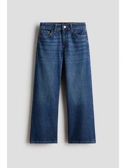 H&M - Girls Blue Wide Leg Jeans