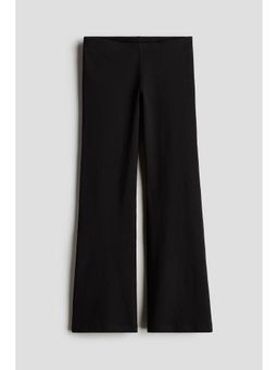 H&M - Girls Black Flared Leggings