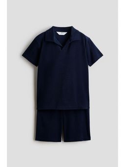H&M - Boys Blue 2-Piece Terry Set