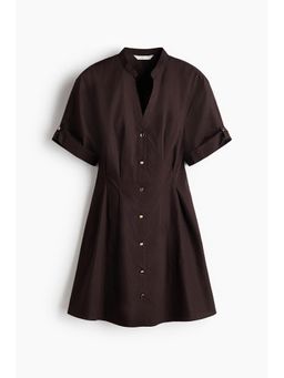 H&M - Women Brown Waisted Shirt Dress