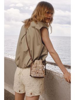 H&M - Women White Crochet-Look Shorts
