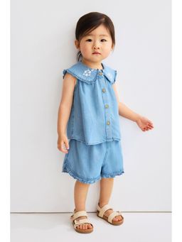 H&M - Girls Blue 2-Piece Set
