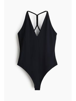 H&M - Women Black V-Neck Thong Body