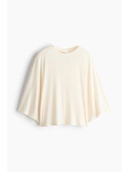 H&M - Women White Batwing-Sleeved T-Shirt