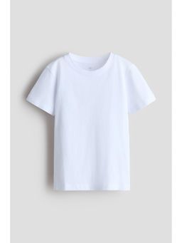 H&M - Boys White Cotton T-Shirt