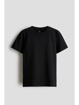 H&M - Boys Black Cotton T-Shirt