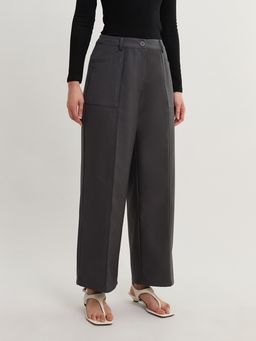 Pomelo - Wide Leg Pants - Grey