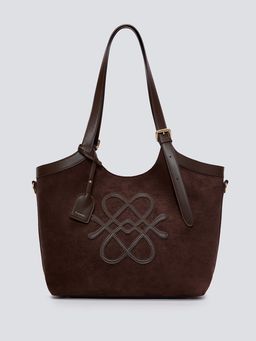 Pomelo - Shoulder Tote Bag - Brown