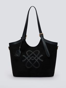 Pomelo - Shoulder Tote Bag - Black