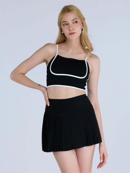 Cava Athleisure - Black Contrast Tank Top