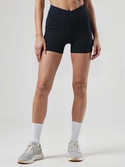 Cava Athleisure - Black Hourglass Booty Shorts