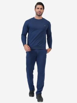 Bonjour - Men's Cotton Blend Solid Tracksuit