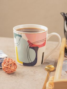 Voncasa - Multi-Color Ceramic Coffee Mug - 450 ml