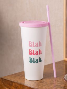 Voncasa - Travel Sipper Cup - White, 650ml