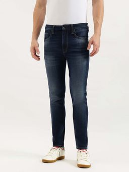 United Colors of Benetton - Men Blue Solid Slim Jeans