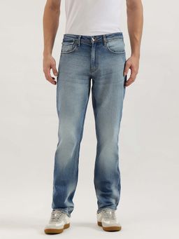 United Colors of Benetton - Men Blue Solid Straight Jeans