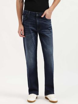 United Colors of Benetton - Men Blue Solid Straight Jeans