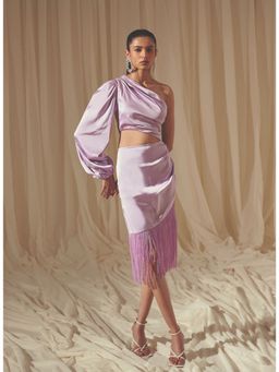 Malie - Bodycon Lilac Charleston Dress